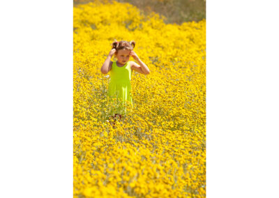 Little Girl | Wildflowers, San Luis Obispo