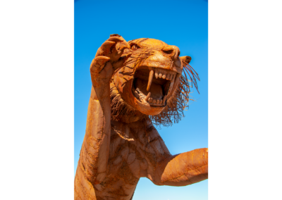 Rusty Tiger Sculpture | Idyllwild, Ca