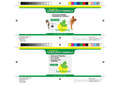 Suns Natural Pet Labels