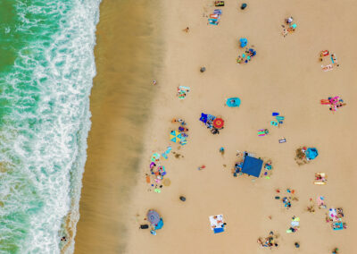 Aerial Beach Scene, Torrance