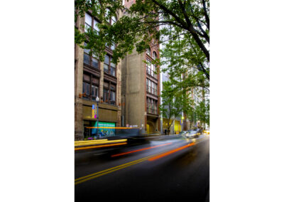 Busy Pittsburgh Street Scene