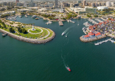 Long Beach, Ca Aerial View