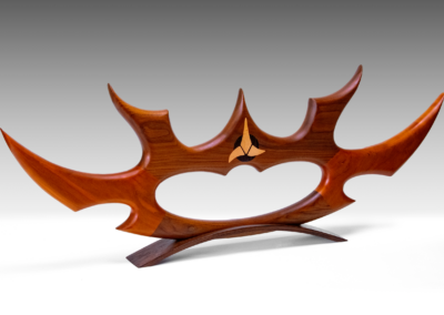 Sword of Kahless Angle | Walnut, Cherry, Maple & African Wenge