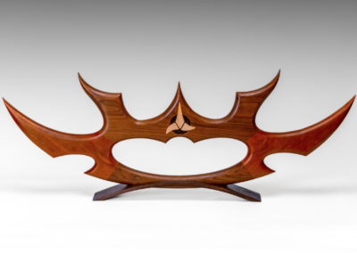 Sword of Kahless Front | Walnut, Cherry, Maple & Wenge